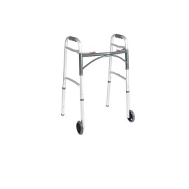 Andadera de aluminio con ruedas 5″ Importada